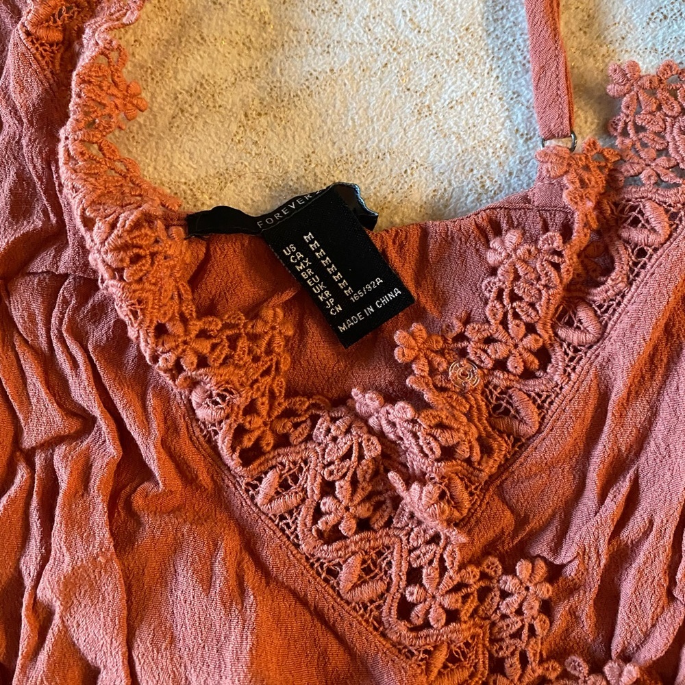 Forever 21 Lace Crop Tank - Picture 2 of 4